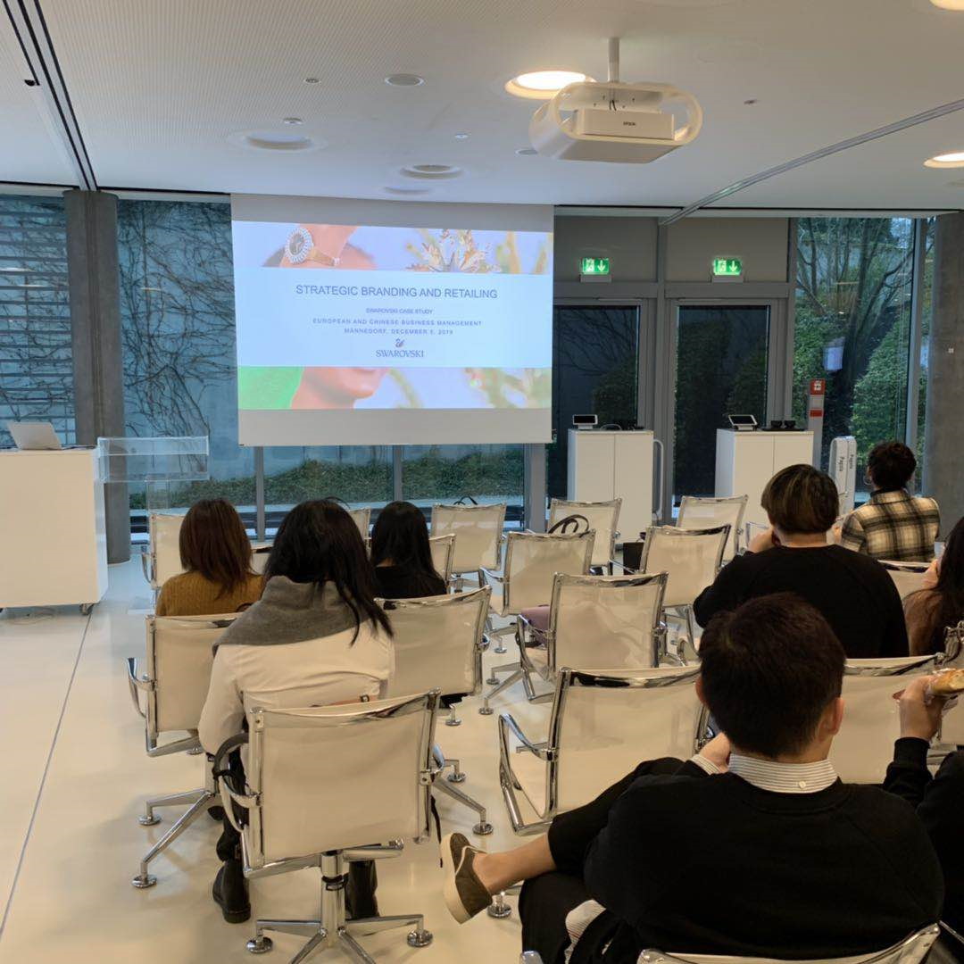 Uzh European And Chinese Business Management One Day With The Ceo Of Swarovski